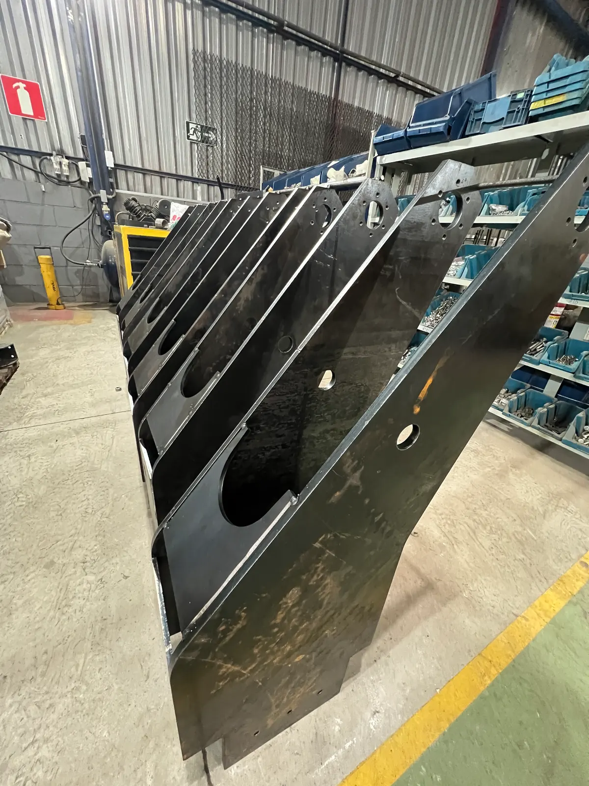 Piezas de calderería fabricadas en la base de Anchor